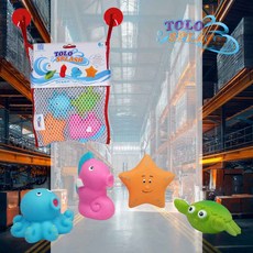 오션 스쿼터 욕조장난감 목욕놀이장난감 어린이 물놀이장난감 말랑 크리스마스선물