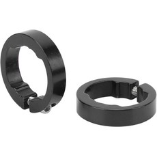 2Pcs 알루미늄 합금 자전거 그립 클램핑 링 222mm 핸들바용 클램프의 아름다운 실용적인 장치, As Shown in the