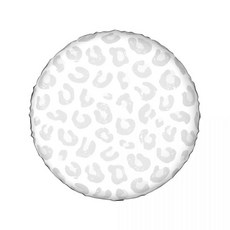 동물 무늬 레오파드 자동차 폴리에스터 휠 타이어 커버 보호대 캠퍼 차량용, 1개, 6. 6