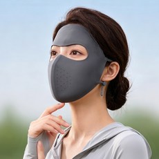 防曬面罩 冰絲材質 全臉護頸 騎機車開車適用 抗UV防紫外線 透氣遮陽面罩 戶外運動必備