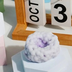 바삭바삭하고 부드러운 스트레스볼 이중 질감 감각 장난감 - 불안 완화 손 운동 ADHD, Purple 1pcs