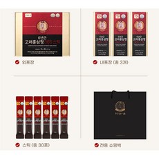 정원삼 6년근 고려홍삼정 365 스틱, 300g, 1개