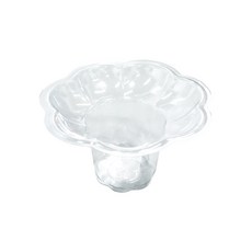 투명 미니 꽃빙수컵 1개 컵빙수 디저트컵 아이스크림 일회용 용기