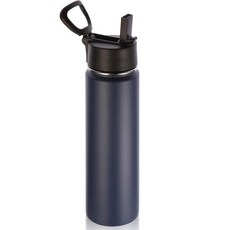 Volhoply 빨대 뚜껑 텀블러 24온즈 네이비