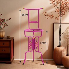 간이 세면대 스텐인리스 세면기 받침대 세수대야 이동식 캠핑장, 1개, B. 정상 높이 핑크비누 상자.발