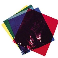 파츠 (프린스) 셀로판지 교재용 5색상입 색필름/초록 투명 노랑 빨강 파랑 (1개), 본상품