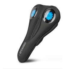 자전거 안장쿠션커버 메모리폼 실리콘젤 장시간라이딩 ero*406Ob, 블루_ONESIZE, 1개