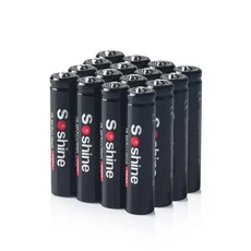 소샤인 3 2V 280MAH LIFEPO4 기용) 램프 AAA 소형 (마이크 손전등 선풍기 라디오 10440 충전식 배터리, 16PC AAA 280mAh