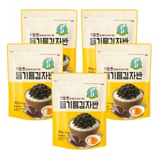 [성경김본사] 직접 짠 들기름 김자반(50g) 5봉, 1개