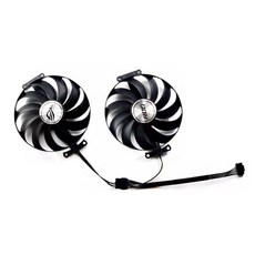 미국출고 평점4.5+ 158355 AKUYAO ASUS ROG Strix RX6600XT 그래픽 비디오 카드용 95mm GPU 쿨링 쿨러 팬 교체품