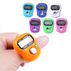 FANCY LIFE 手指計數器 迷你攜帶型, 顏色隨機發貨, 1個