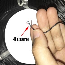 호환 옻칠 와이어 2/3/4/5/6/8 코어 에어컨 에나멜 덮여 Lackdraht 헤드폰 1.4mm 절연, 1개