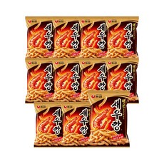 농심 매운 새우깡, 90g, 11개
