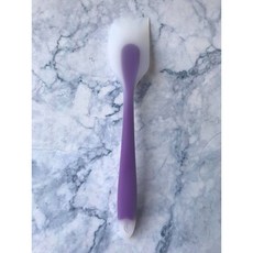 糖軒町 一體成形矽膠刮刀(大/小) 耐熱食品級矽膠，烘焙刮刀，烹飪刮刀, 1個, 小, 紫色