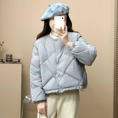 여성패딩자켓 퀄팅자켓 퀄팅패딩 누빔 다운 경량 겨울, 상세 페이지 참고, S 블랙