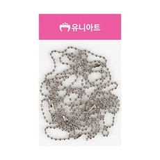 공예용 군번줄 은색 30cm 생활용품, 개 (1개입)