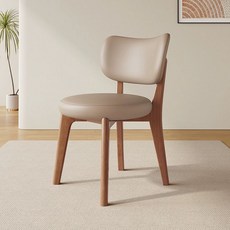 다이땅마켓 손님용의자 인테리어 등받이 간편 보조, 1개, 월넛 진카키