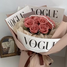 Floraflower 卡布珍珠雲朵永生花花束〖仙女花束〗情人節告白/畢業禮物, 花束