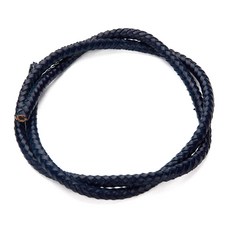 천연가죽 메쉬끈 8MM 6종 모음, 네이비 1M