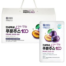 연세 생활건강 연세백세 진짜 맛있는 푸룬주스 100 변비 식이섬유 건강즙, 2.1L, 1박스