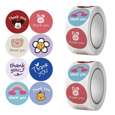 귀요미 땡큐 감사 스티커 500P, 2개