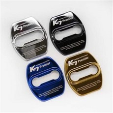 [비브랜드] 미드미 크롬 도어스트라이커 커버 몰딩 가드 도어락 튜닝 악세사리 용품 K7 프리미어 호환, 블랙