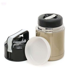 비비의잡화점 보온죽통 800ml 골드 보온국통