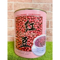 大湖 濃糖特級紅豆罐頭 3.4kg 甜湯, 1個