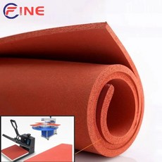 빨간색 부드러운 스폰지 폼 보드 고온 방지 패드 열 프레스 매트 라미네이팅 기계, 05 150x150x1mm, 01 1PC, 1개