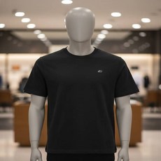 뉴발란스 NBNEG31203 / UNI 에센셜 스몰로고 반팔티 BLACK 12Y785 71C283