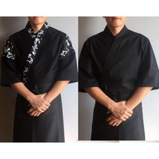 일식당 유니폼 작업복 이자카야 주방옷 주방옷 서빙옷 오마카세 심플 단체복 레스토랑