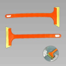 청소용품 유리 휴대용 눈제거 성에제거기, 단품