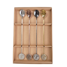 [답례품 선물세트]벤조이 BENJOY 프리미엄 롱티스푼 세트 4P, 4color, 2세트