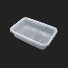 [일용상회]신형 사각 죽용기 HC YQ385 500ml 300세트 반투명, 1세트, 300개