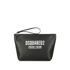 디스퀘어드2 로고 지퍼 클러치