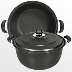 유유마트 국산 업소용 경질냄비 국솥 곰솥 대형 큰 냄비, 24cm, 1개