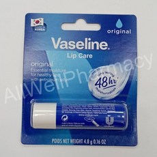 Vaseline凡士林 保濕滋潤 雙唇護理, 1個, 經典原味護唇膏（4.8g）