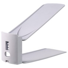 可調節高度鞋子收納架 防滑鞋子整理架 簡約鞋櫃擴容神器, 灰色, 1個