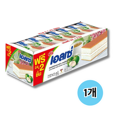 킹푸드 태국 레이어 코코넛 케이크 15G*24개입 Ellse banh bong lan, 1개, 390g