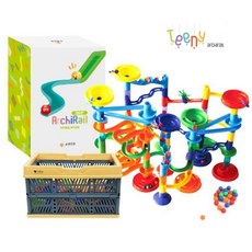 아키레일 위치에너지 과학교구 구슬 레일블록 자이언트 136p 블록놀이 청각, 1개