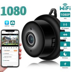 CC 카메라 미니 와이파이 IP HD 1080P 무선 실내 나이트 비전 양방향 오디오 모션 감지 베이비 모니터 V380