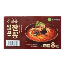 얼큰한 매운 짬뽕 신길동 이가자연면 얼큰 짬뽕 코스트코 시원한 짬뽕 맛집 라면 대용량 223g 8P, 1세트