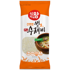 식자재왕 생수제비 2인분 소스포함, 12개, 315g