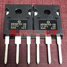 STW80NF55 08 W80NF55 인라인 전계 효과 튜브 TO247 55V 80A TO 247 MOS 5 개 20, 20PCS