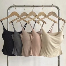 라운드넥 쫀쫀 슬리브리스 나시 여성 민소매 이너웨어 기본