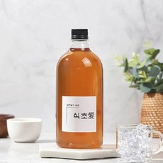 1+1 천연발효 사과식초 과일식초 다이어트식초 천연식초 물에 타먹는 식초 500ml 2개