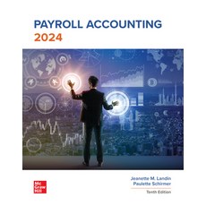(영문도서)Payroll Accounting 2024 Paperback, McGraw-Hill Companies, English, 9781264443468
