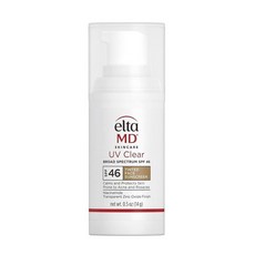 EltaMD UV 클리어 틴티드 페이스 자외선 차단제 SPF 46 48g, 틴트 14.7g(0.5온스), 1개