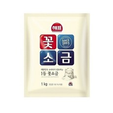 해표 꽃소금 1kg x3개 천일염사용, 3개