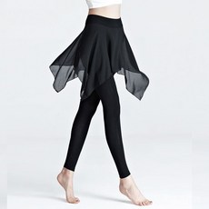 爆款.廣場舞服裝新款雪紡裙褲舞蹈褲女拉丁舞練功褲子健身形體跳舞褲裙